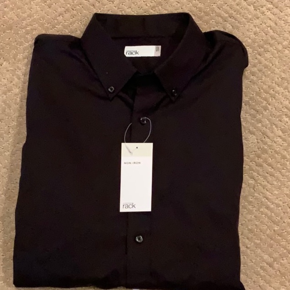 Men’s black dress shirt - new with tags
